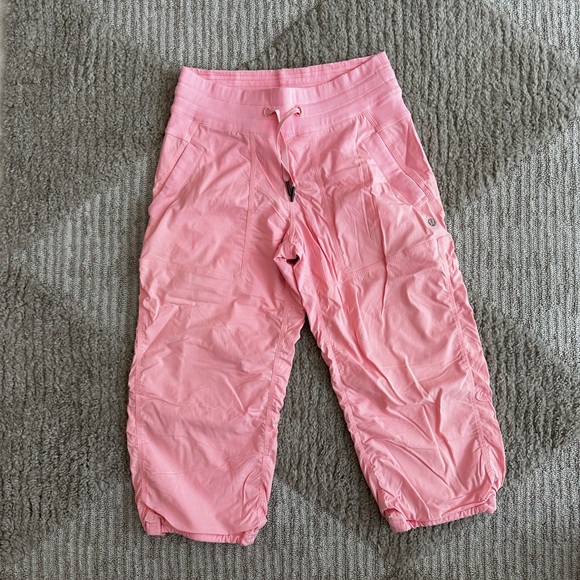 Pink Lululemon Capris - Picture 1 of 3